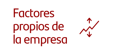 Factores propios de la empresa