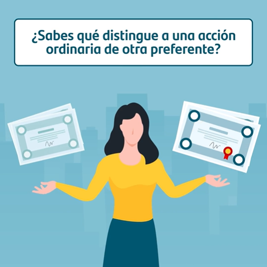 ¿Qué diferencia hay entre las acciones ordinarias y las preferentes?