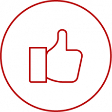 Icono de pulgar hacia arriba