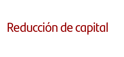 Reducción de capital