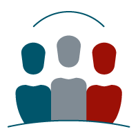 Icono de un grupo de personas diferentes