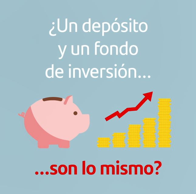 Diferencias entre depósitos y fondos de inversión